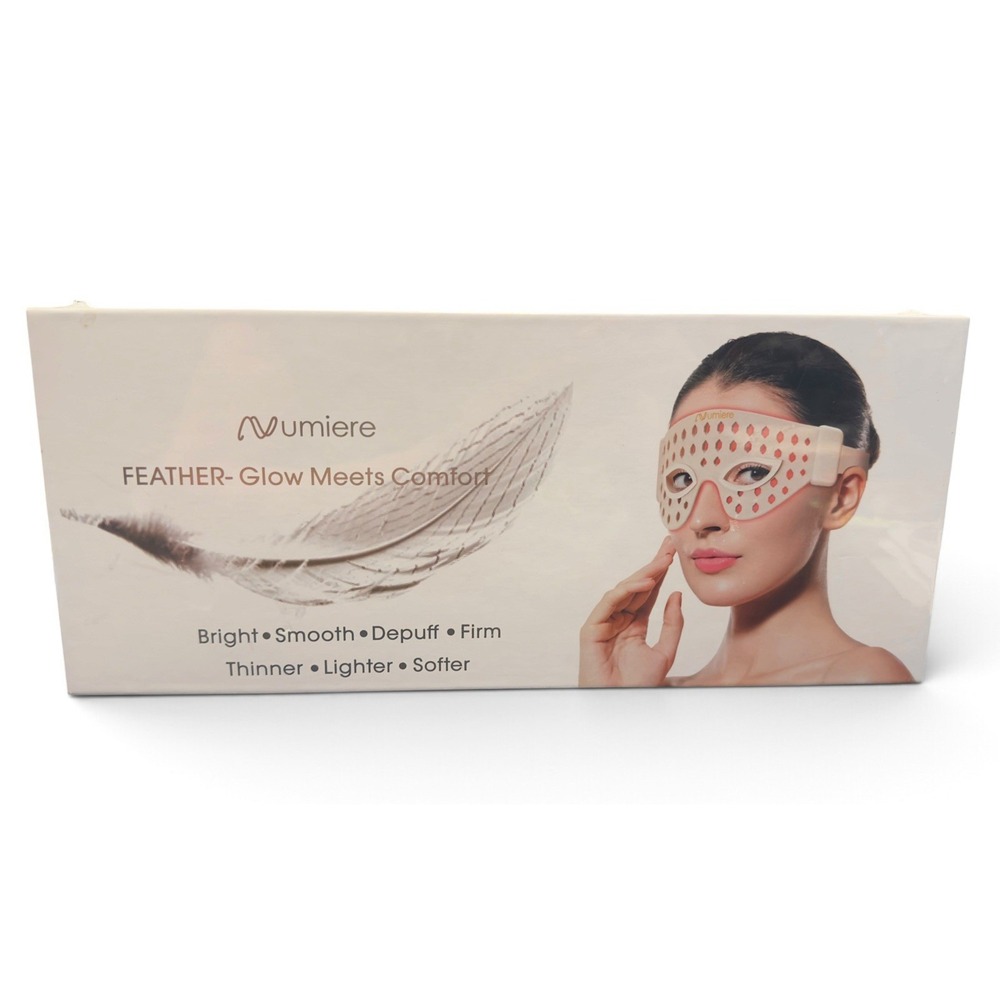 New Numiere Feather LED Light Therapy Eye Mask Anti Aging